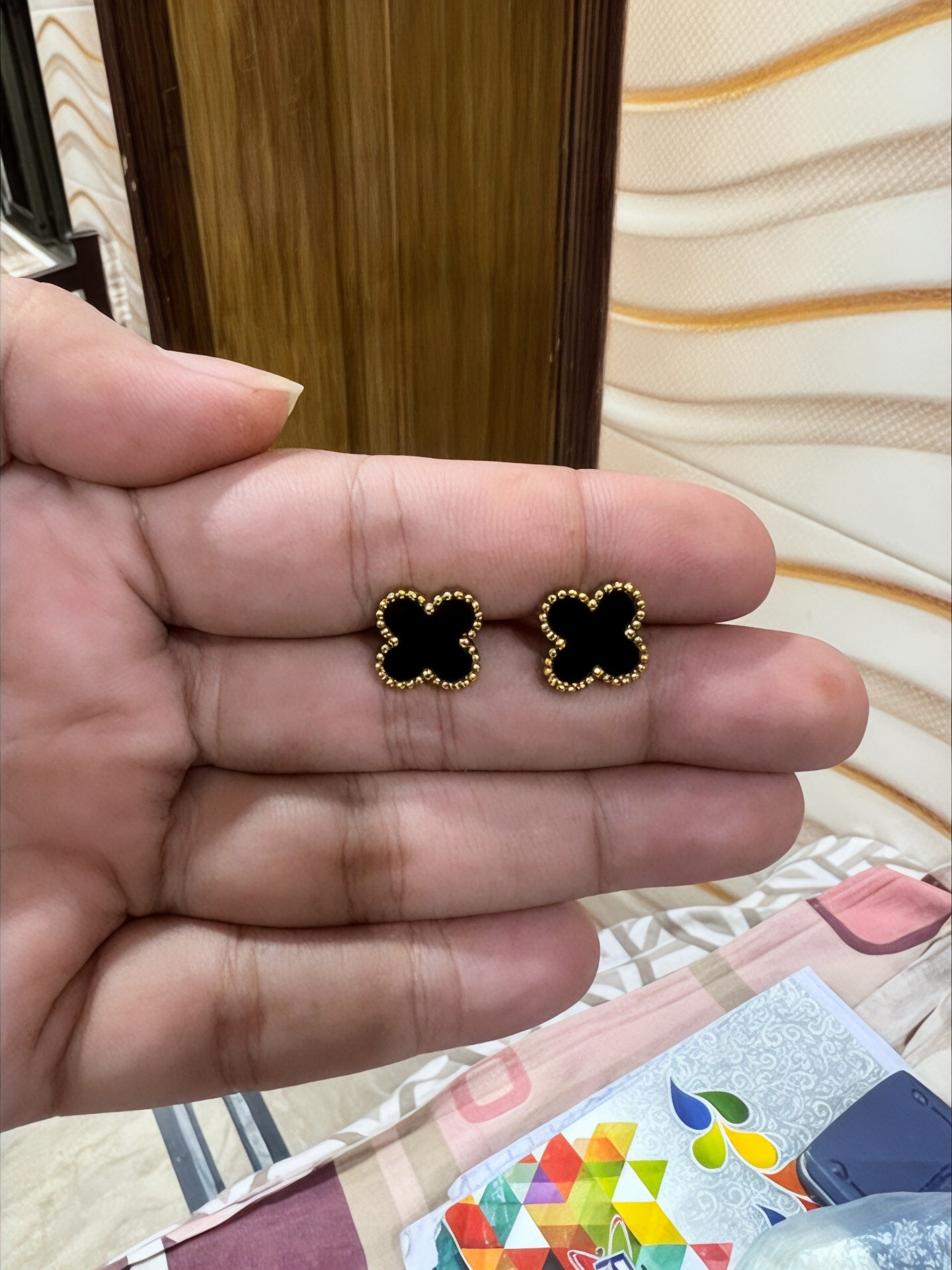 Four Leaf Clover earrings